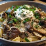 5-Ingredient Beef Stroganoff