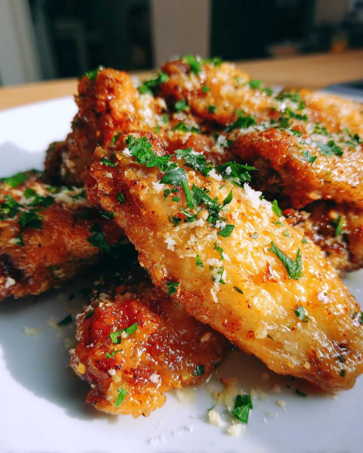 Air Fryer Garlic Parmesan Wings - detail 4