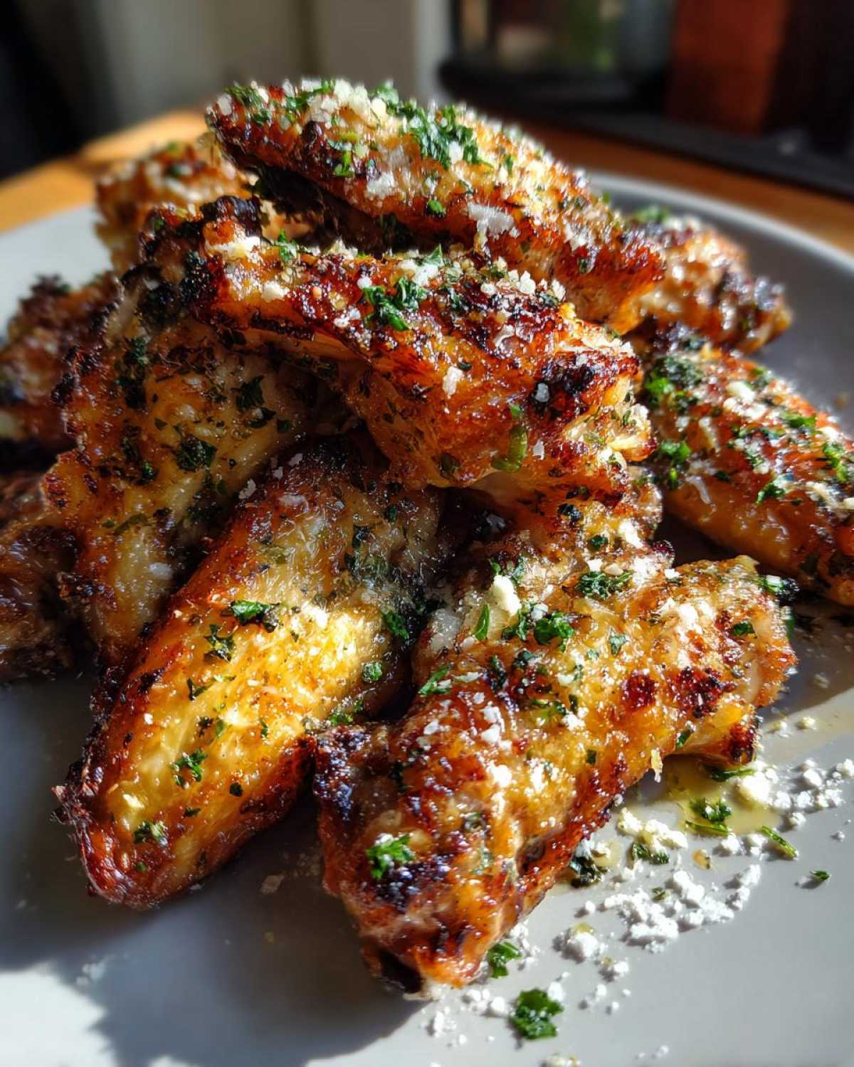 Air Fryer Garlic Parmesan Wings - detail 1