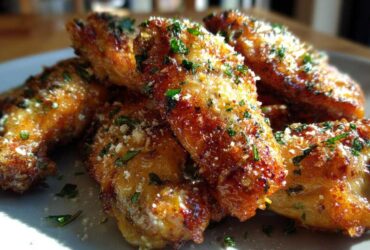 Air Fryer Garlic Parmesan Wings