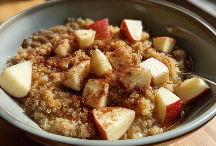 Apple Cinnamon Quinoa Porridge