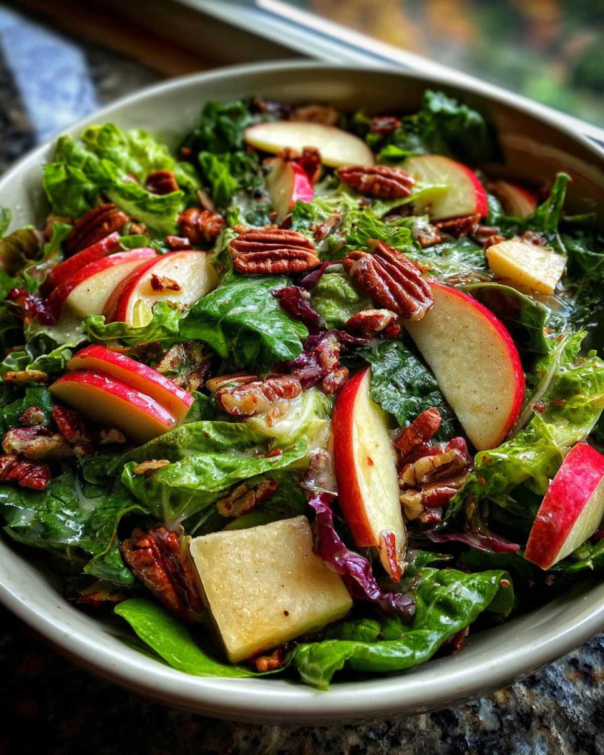 Autumn Apple Pecan Salad - detail 1