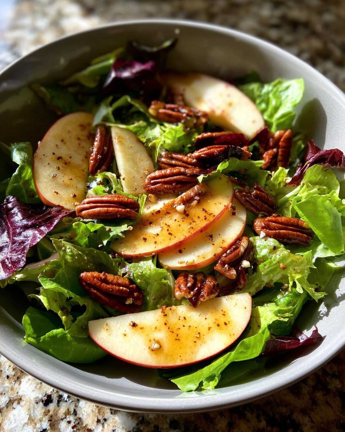 Autumn Apple Pecan Salad - detail 2