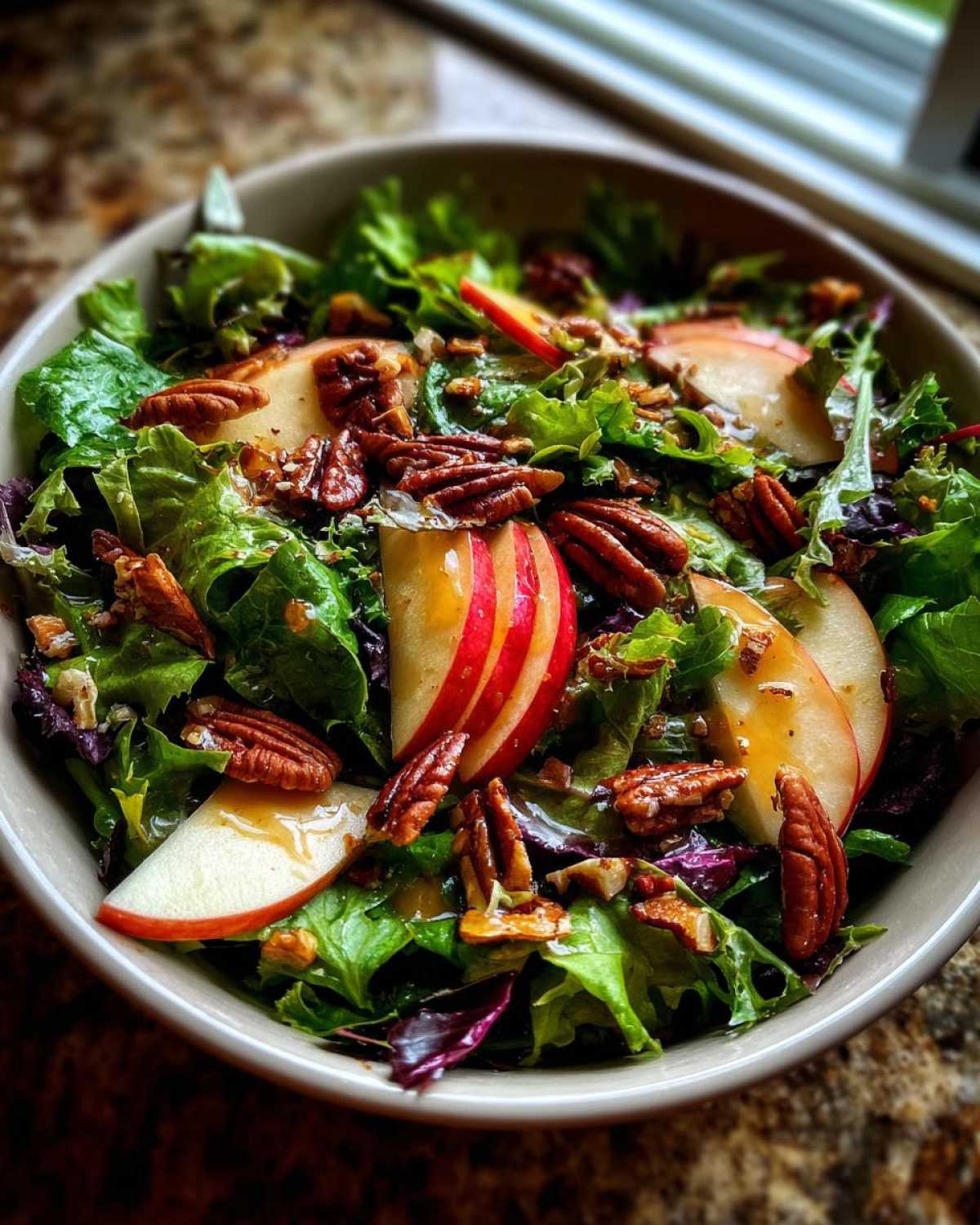 Autumn Apple Pecan Salad - detail 4