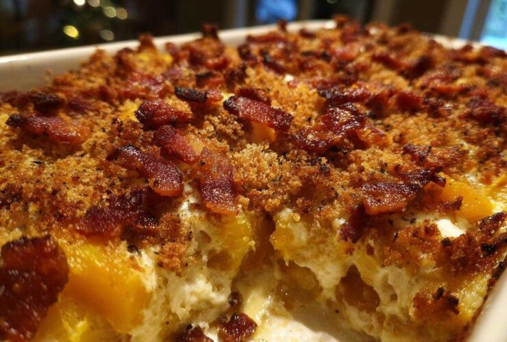 Bacon squash casserole