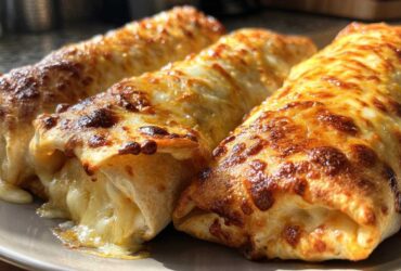 Baked Chicken Chimichangas