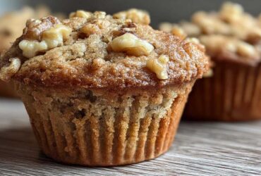 Banana walnut muffins