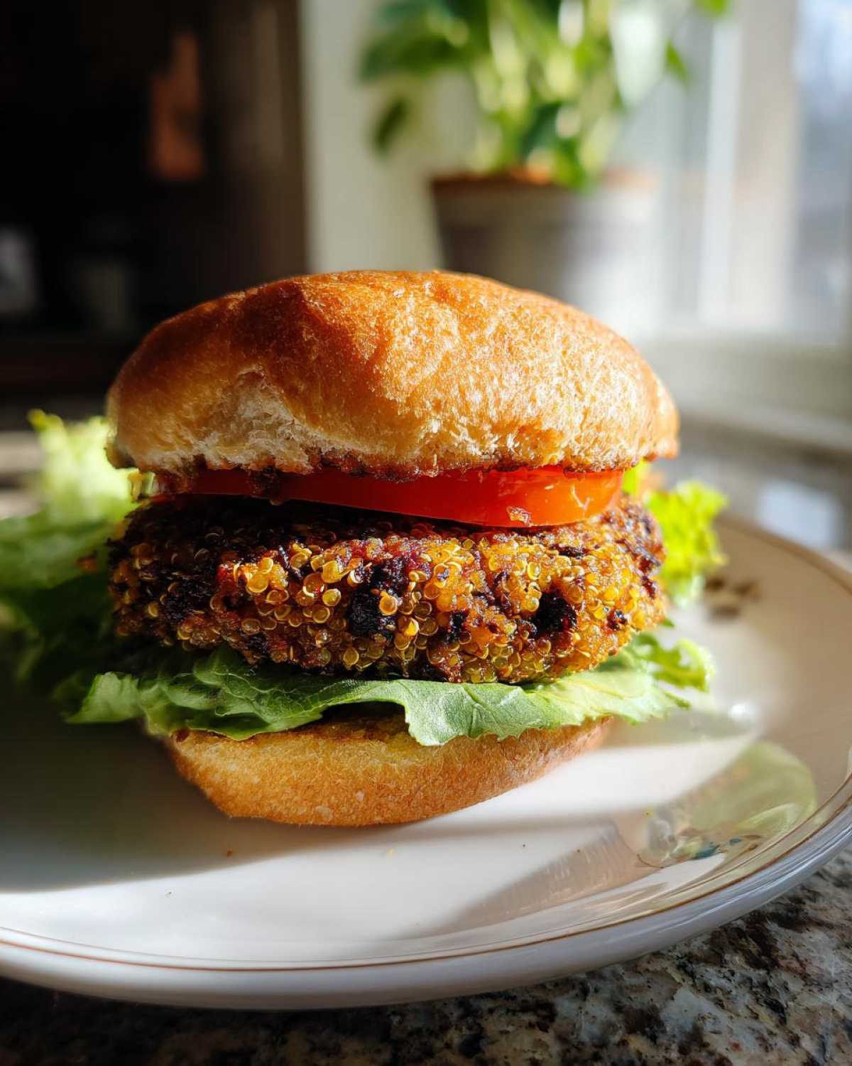 Black Bean Quinoa Burgers - detail 2