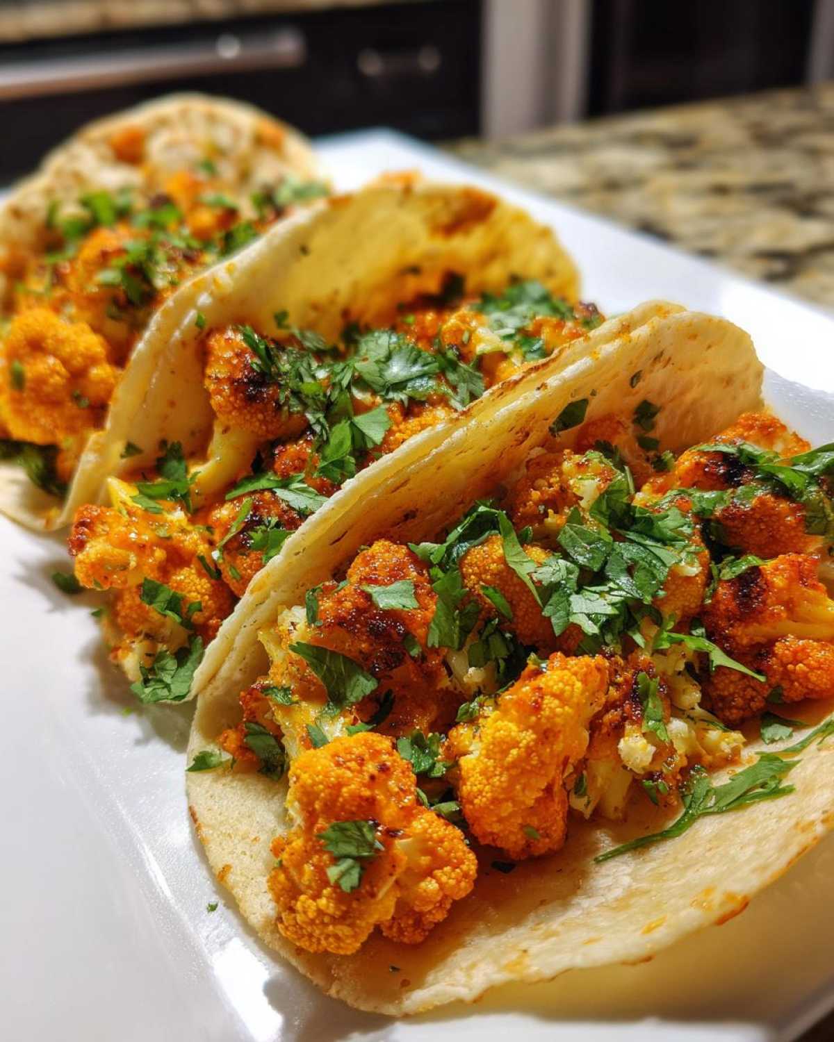 Buffalo Cauliflower Tacos - detail 2