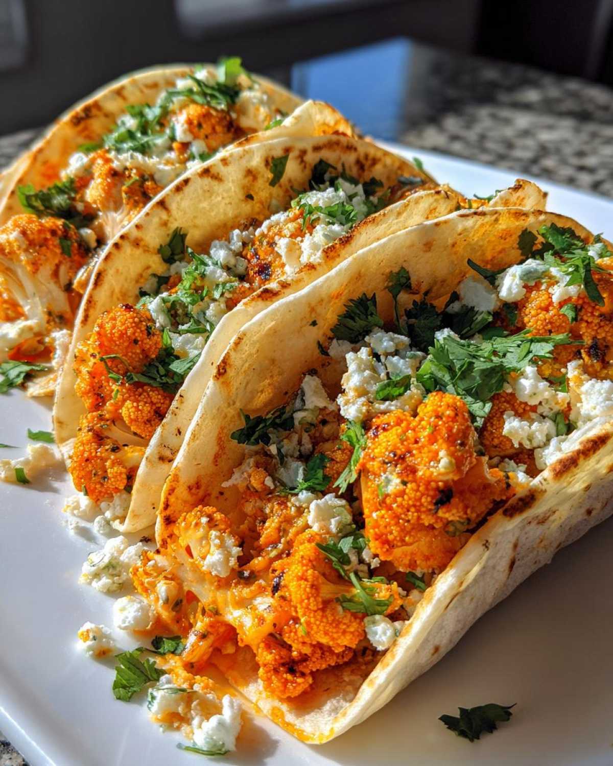 Buffalo Cauliflower Tacos - detail 3