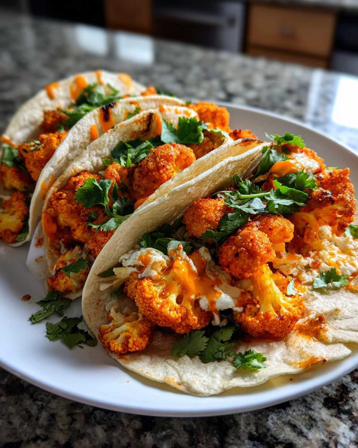 Buffalo Cauliflower Tacos - detail 4