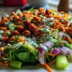Buffalo Chickpea Ranch Salad