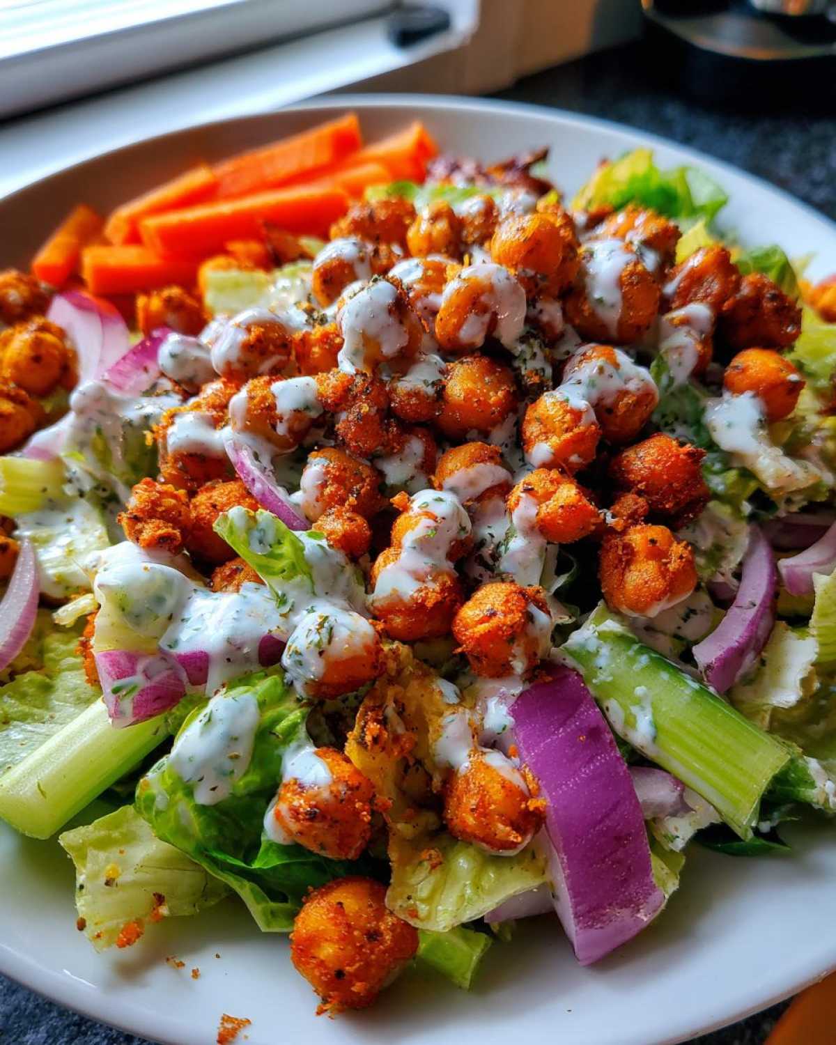 Buffalo Chickpea Ranch Salad - detail 3