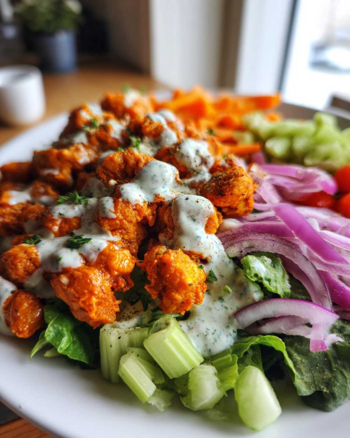 Buffalo Chickpea Ranch Salad - detail 4