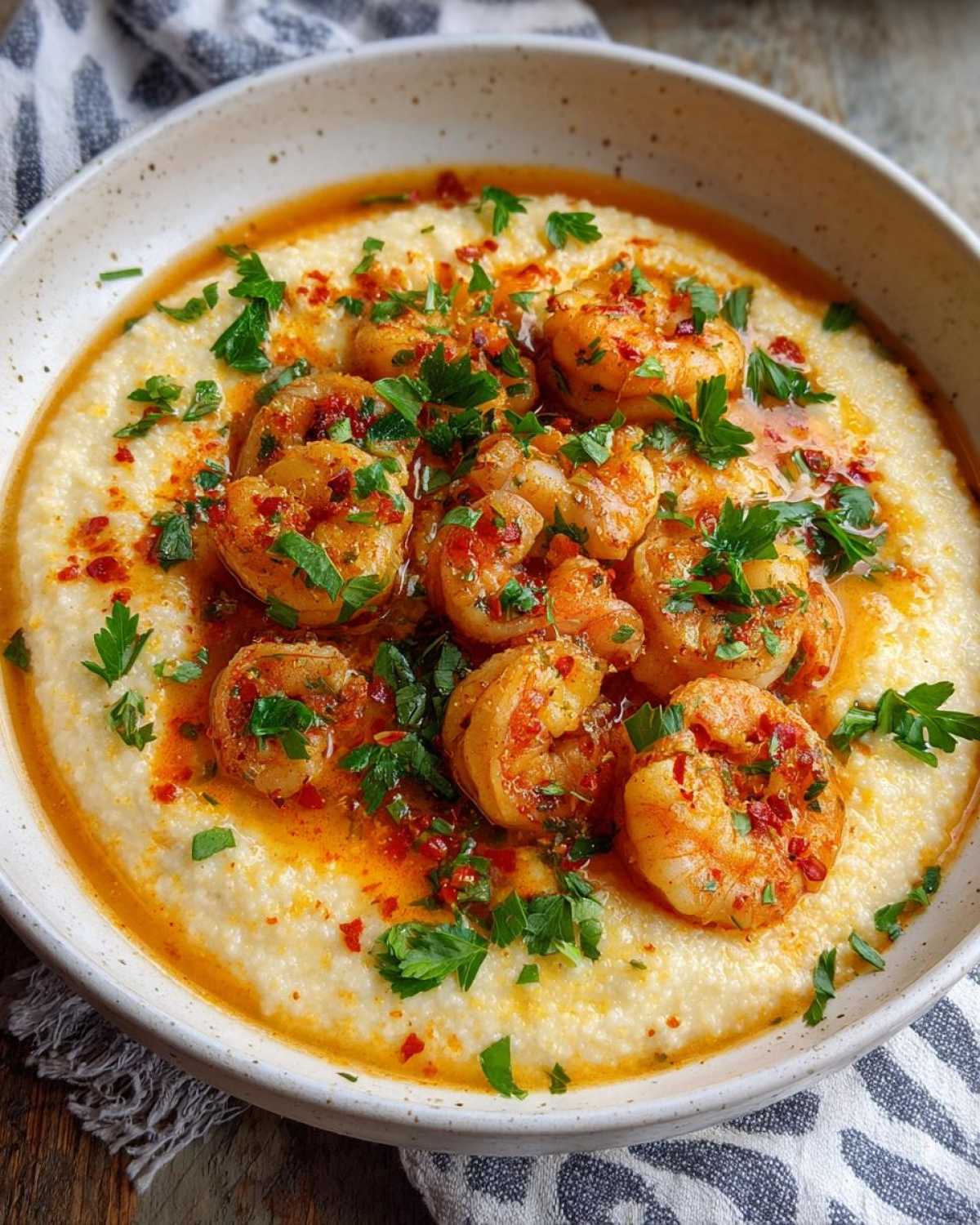 Cajun Shrimp & Grits (Quick) - detail 3