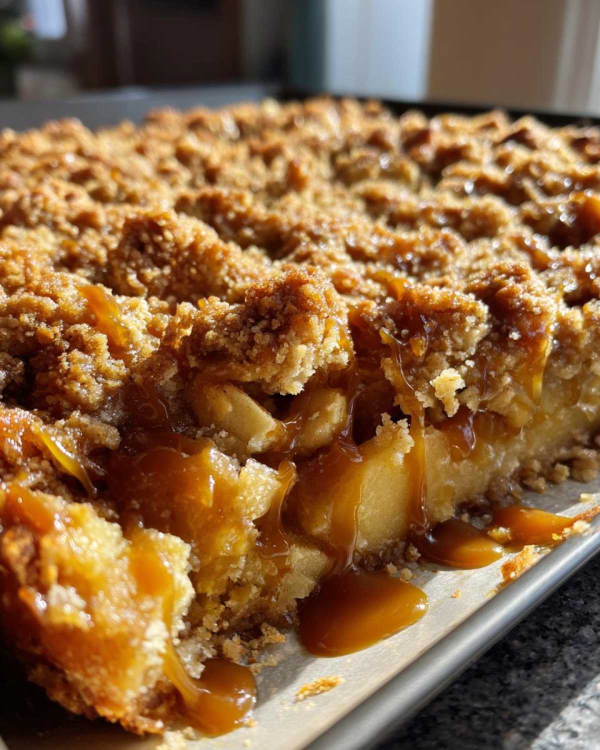 Caramel Apple Sheet Pan Crisp - detail 1