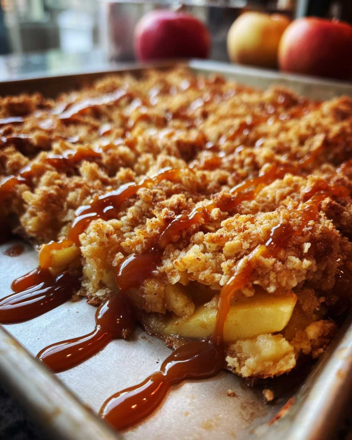 Caramel Apple Sheet Pan Crisp - detail 2