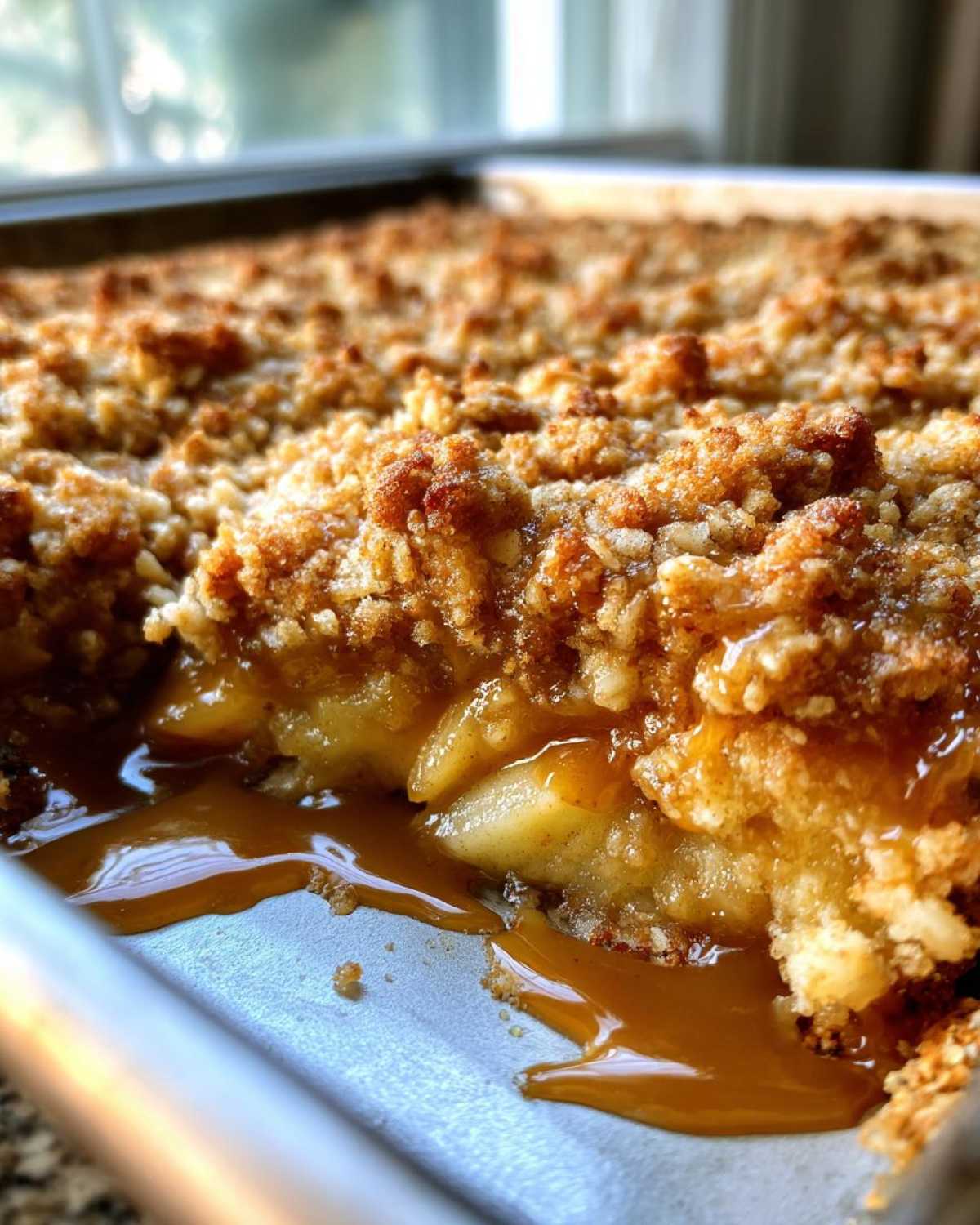 Caramel Apple Sheet Pan Crisp - detail 4