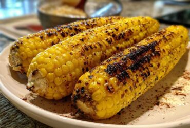 Charred Mexican street corn
