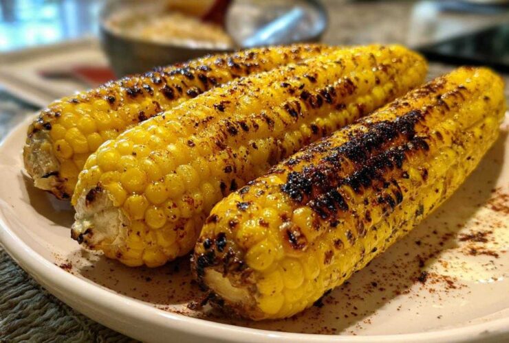 Charred Mexican street corn