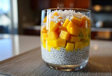 Coconut Mango Chia Breakfast Parfait