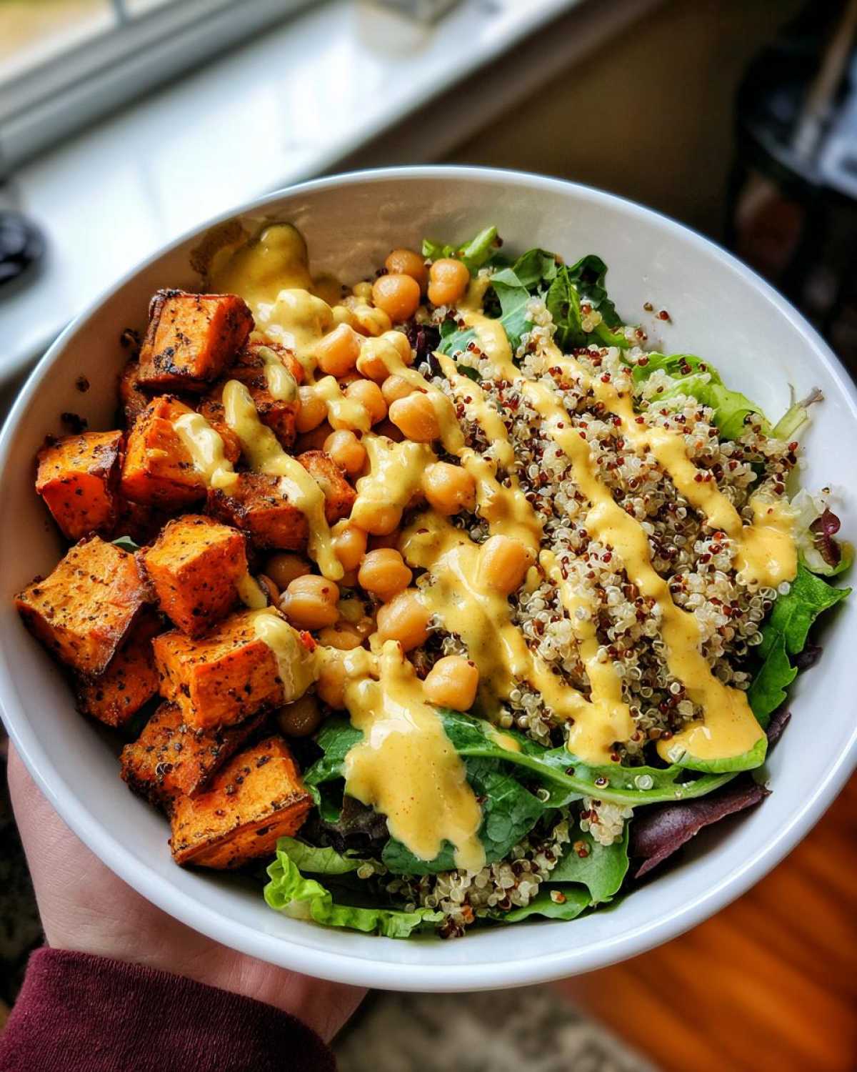 Curry Sweet Potato Buddha Bowl - detail 2