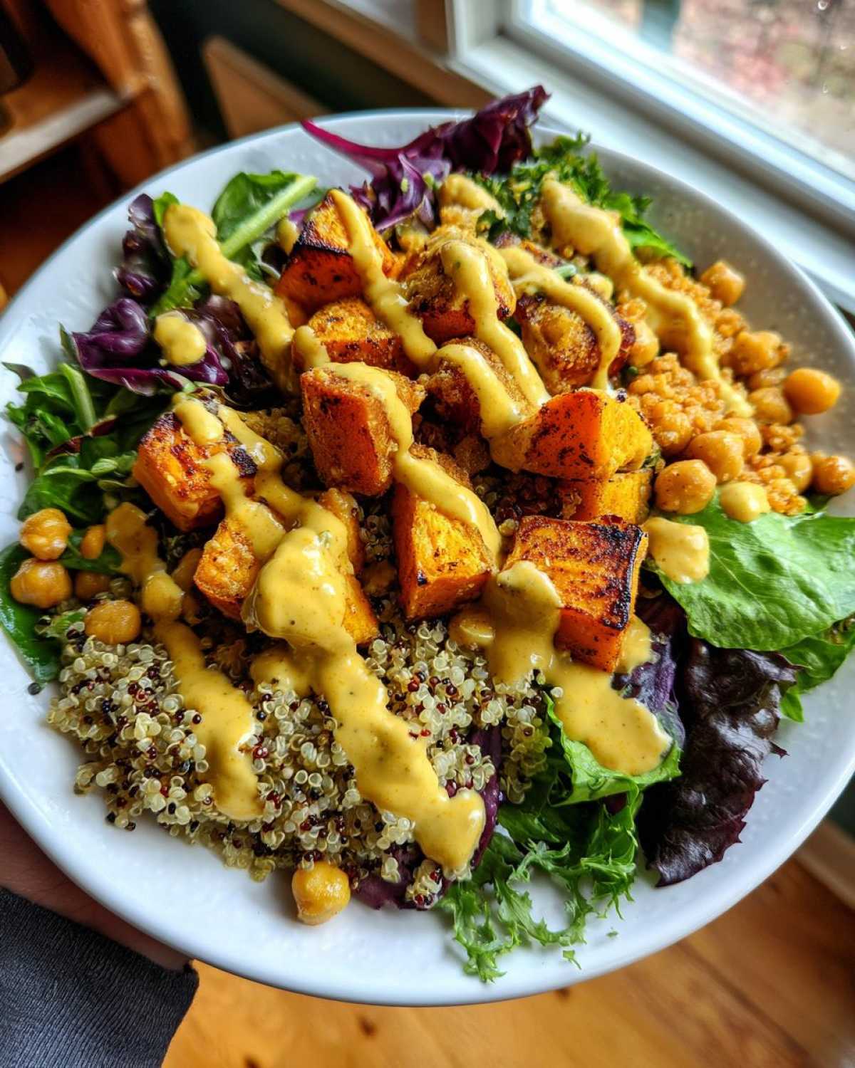 Curry Sweet Potato Buddha Bowl - detail 4