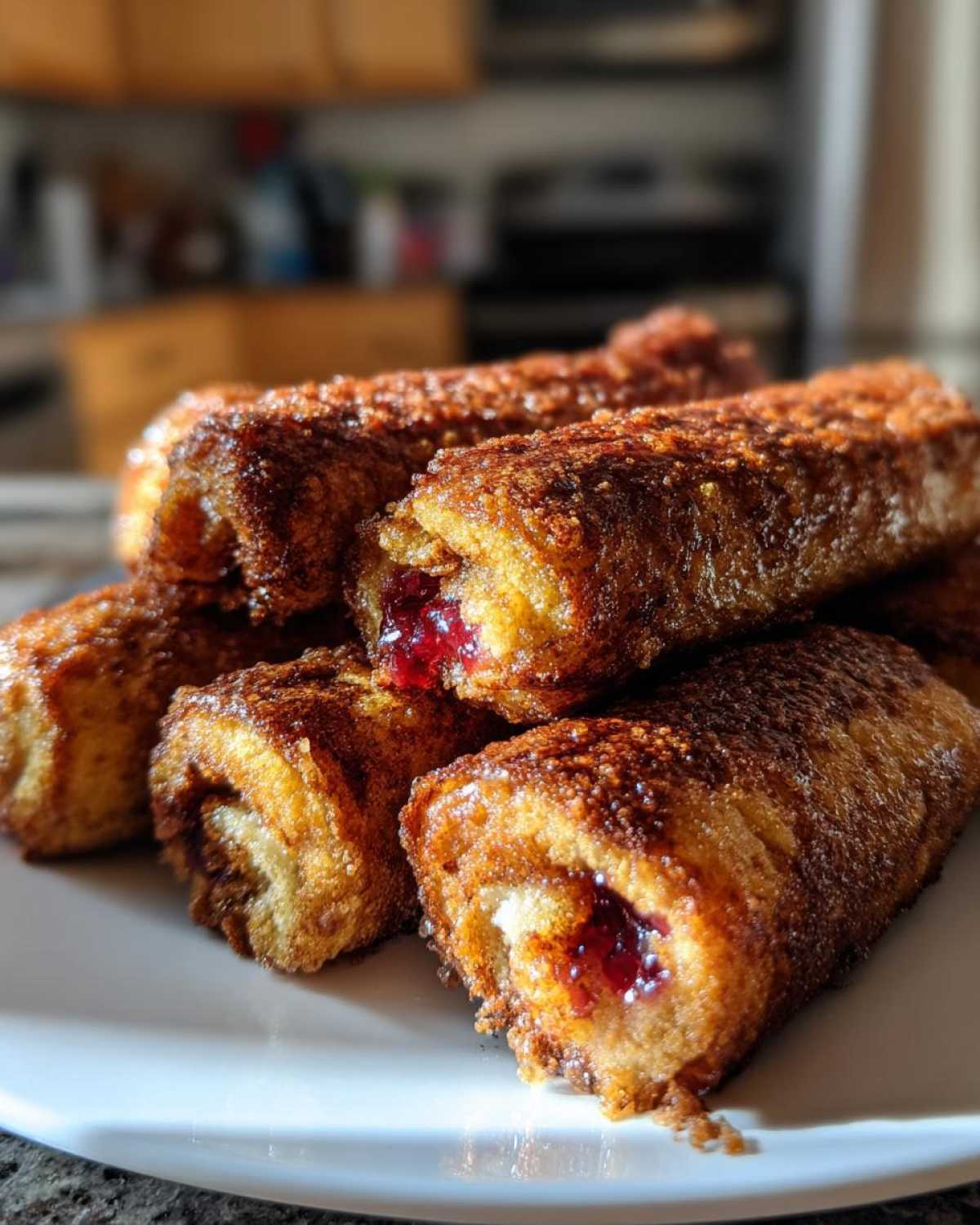 French Toast Roll-Ups with Berry Jam - detail 2
