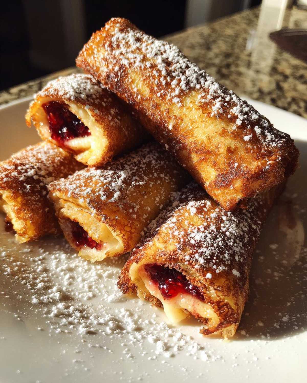 French Toast Roll-Ups with Berry Jam - detail 4