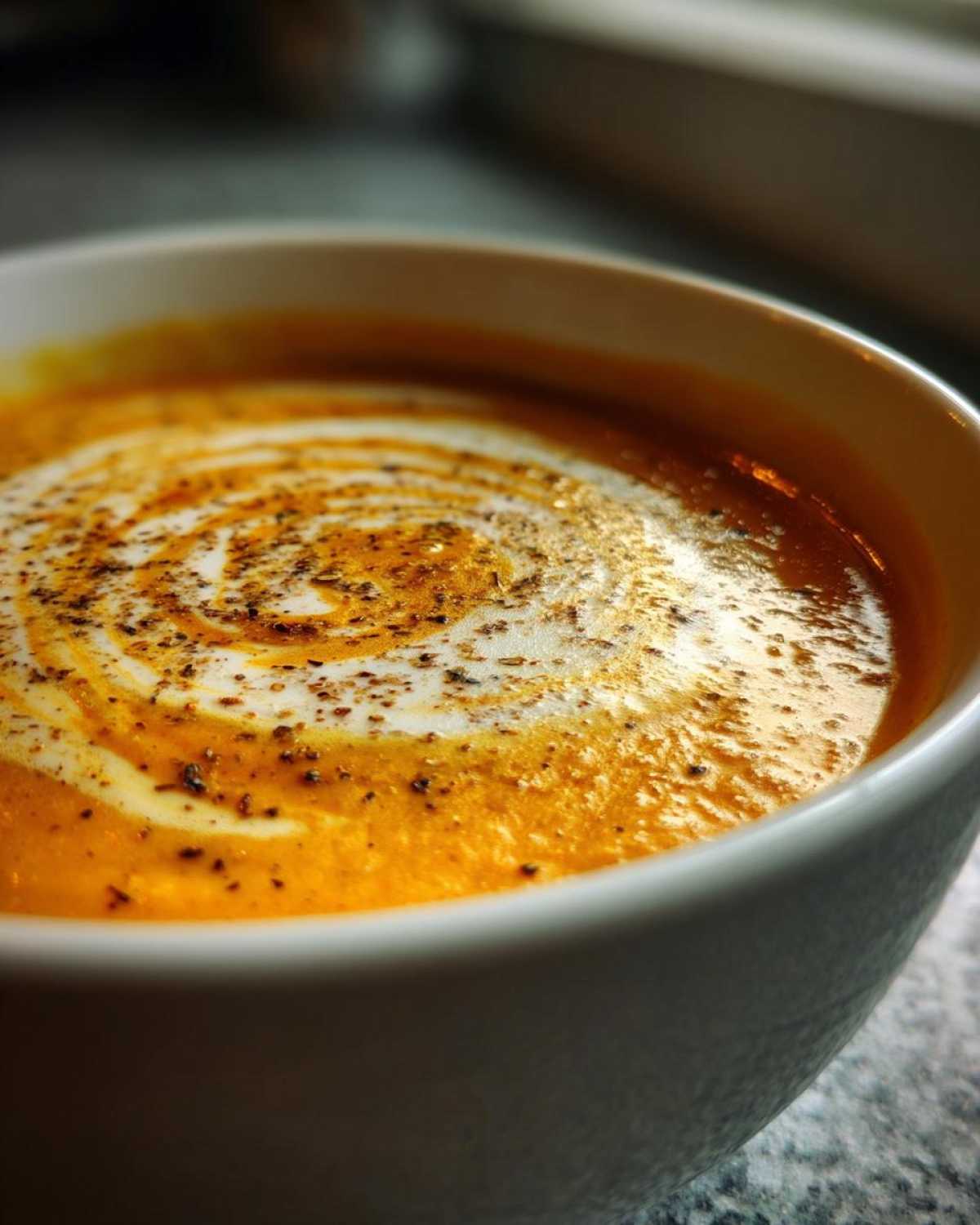 Ginger Carrot Soup - detail 3