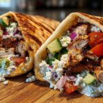 Greek Chicken Gyro Pitas