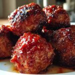Harissa-Glazed Meatballs