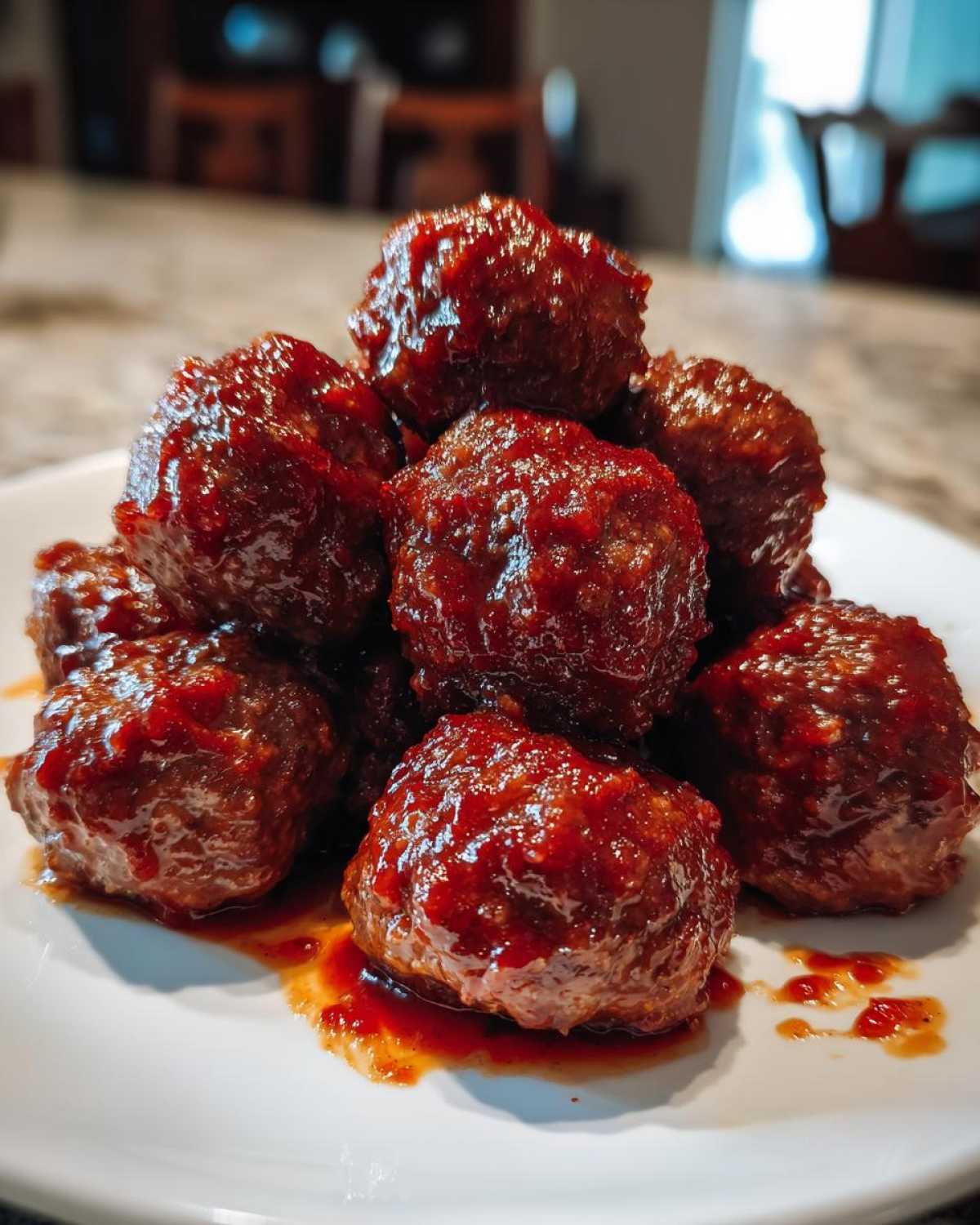 Harissa-Glazed Meatballs - detail 3