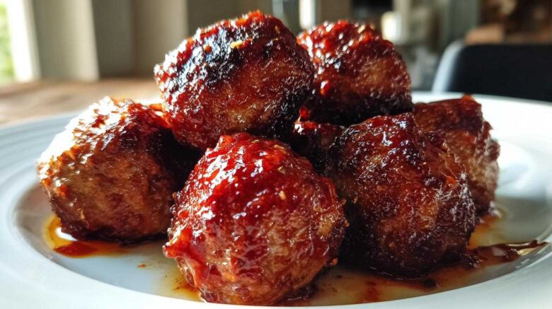Harissa-Glazed Meatballs