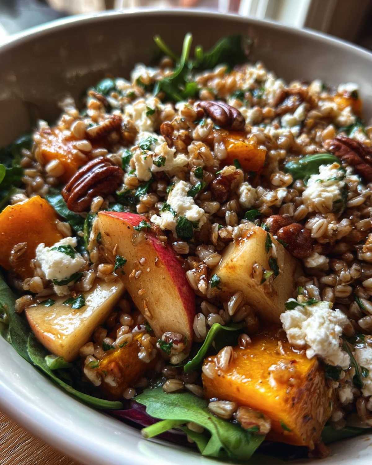 Harvest Farro Salad with Maple Vinaigrette - detail 2