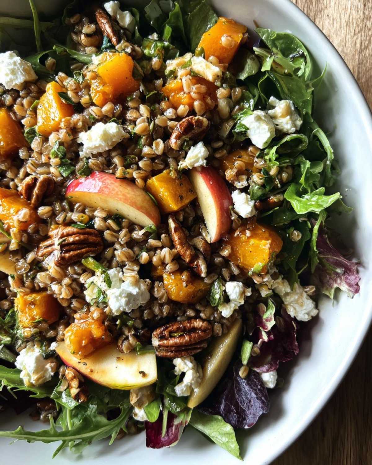Harvest Farro Salad with Maple Vinaigrette - detail 3