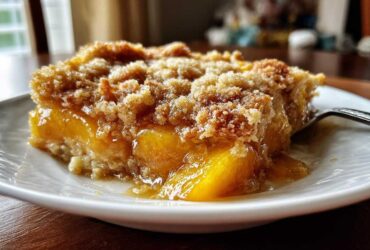 Homemade Peach Cobbler (with Fresh Peaches)