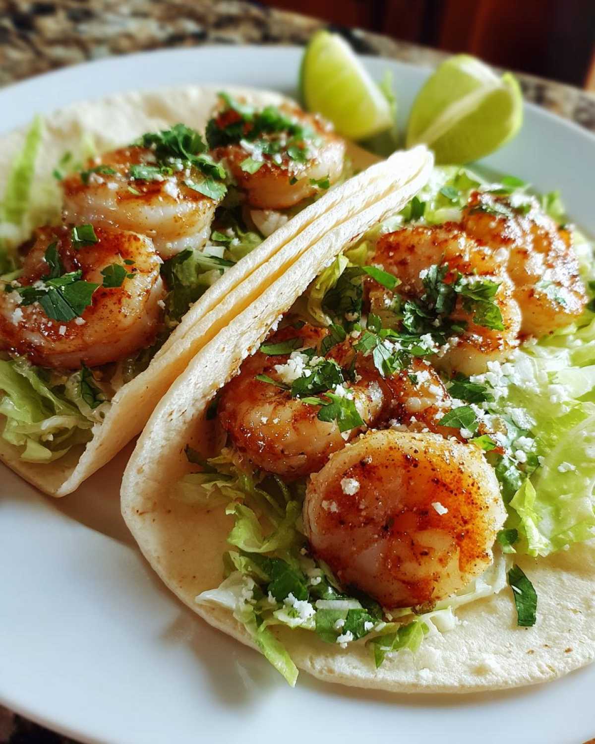 Honey Lime Shrimp Tacos - detail 3