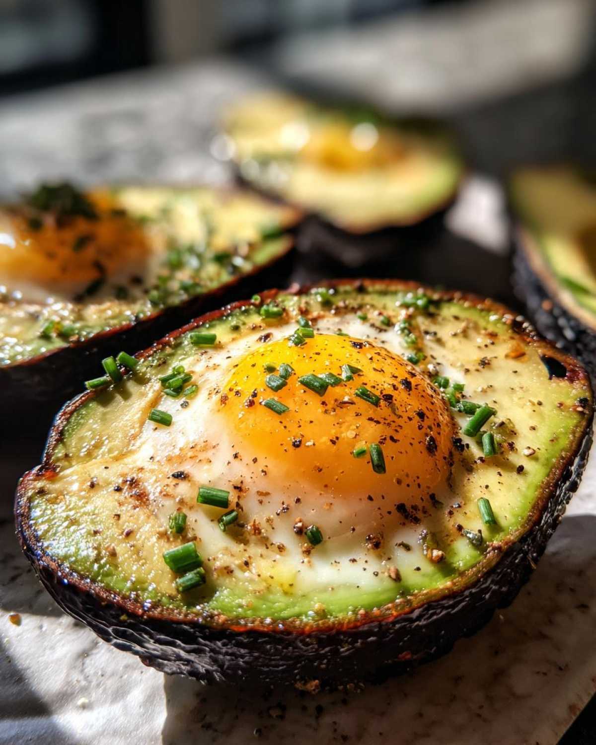 Keto Avocado Egg Boats - detail 2