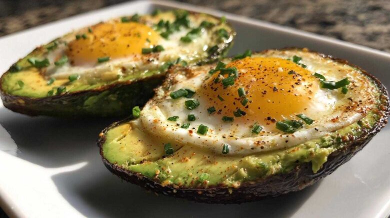 Keto Avocado Egg Boats