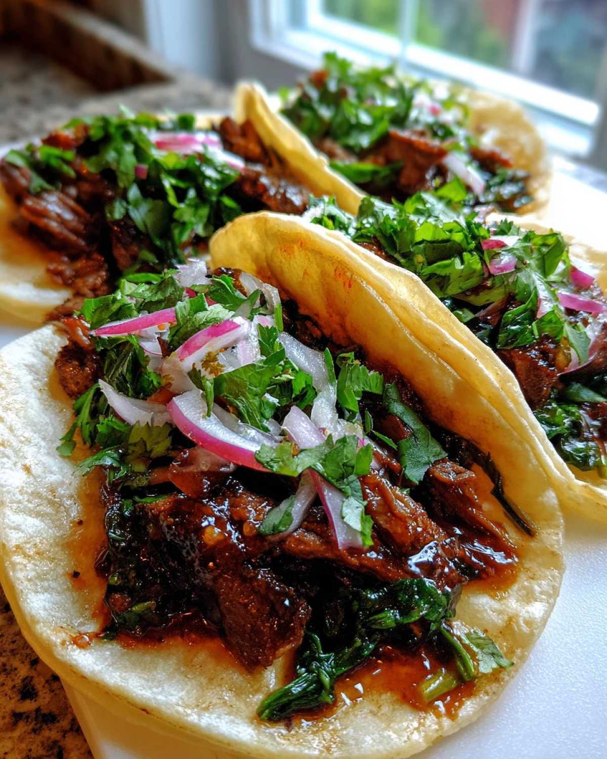 Korean Bulgogi Beef Tacos - detail 2