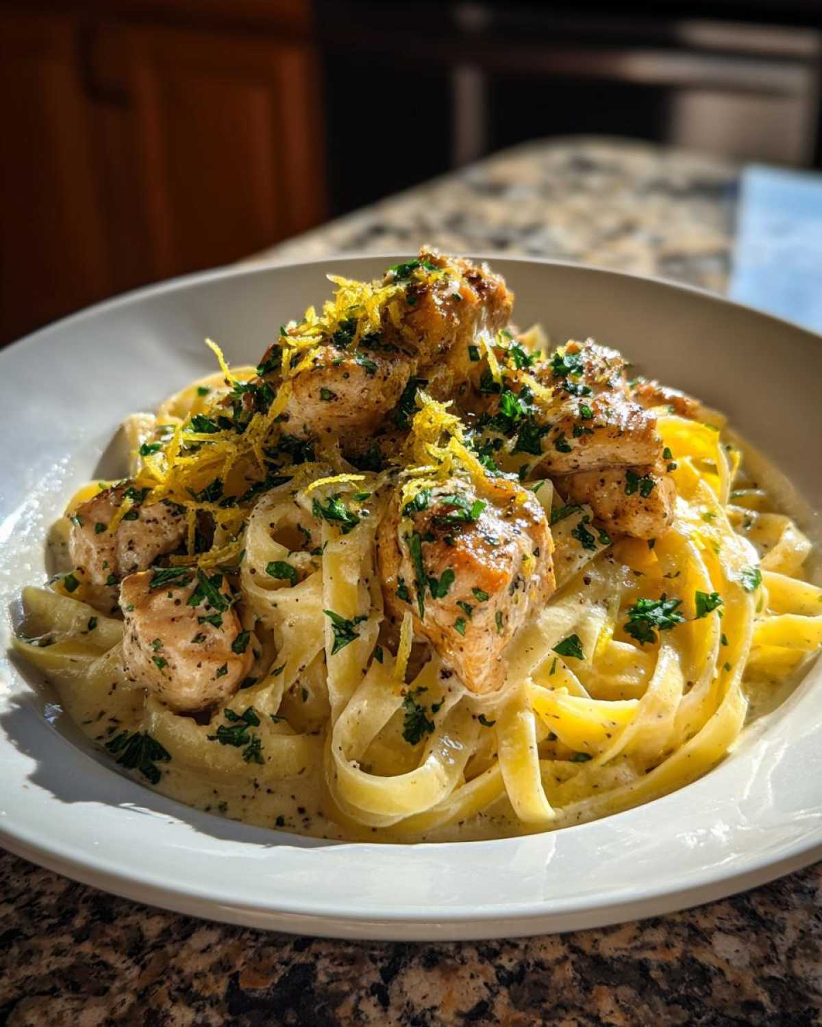 Lemon Pepper Chicken Fettuccine - detail 1