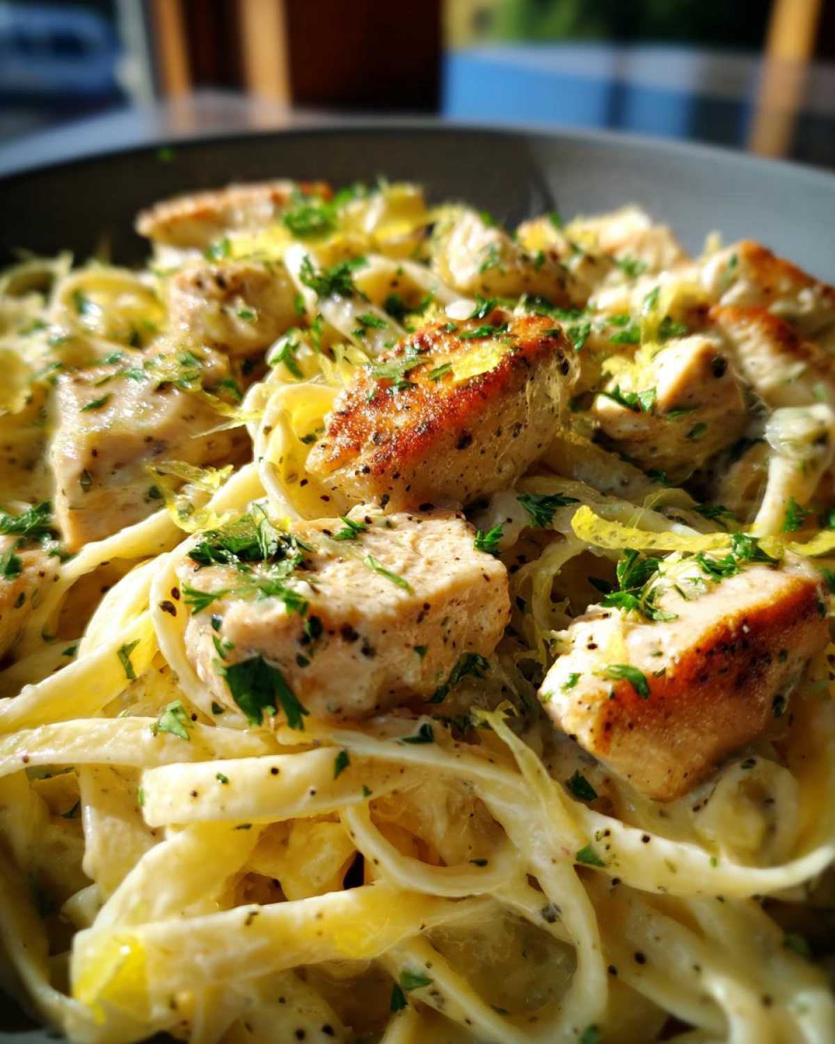 Lemon Pepper Chicken Fettuccine - detail 4