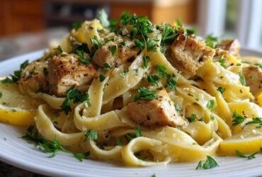 Lemon Pepper Chicken Fettuccine