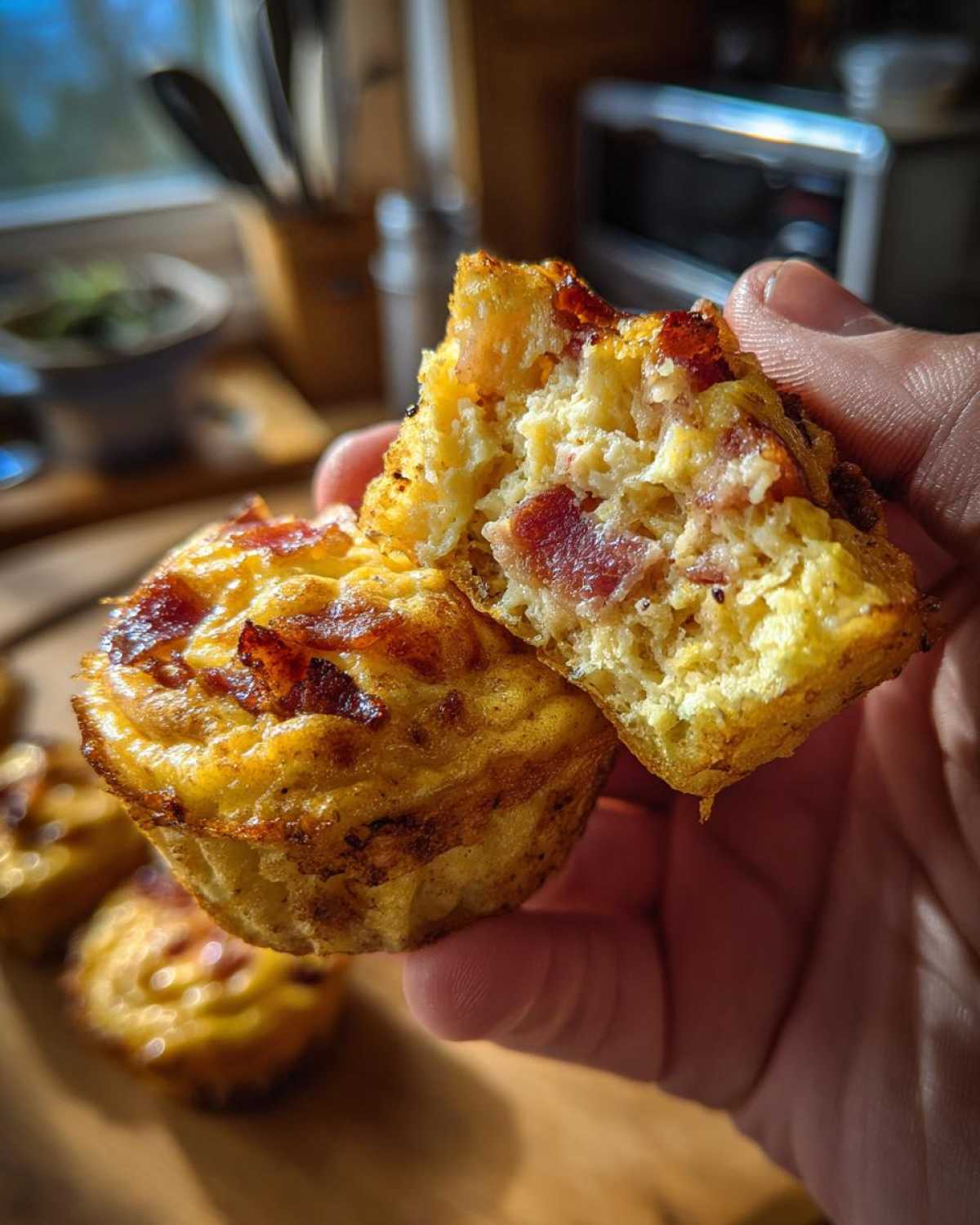 Maple Bacon Egg Muffins - detail 2