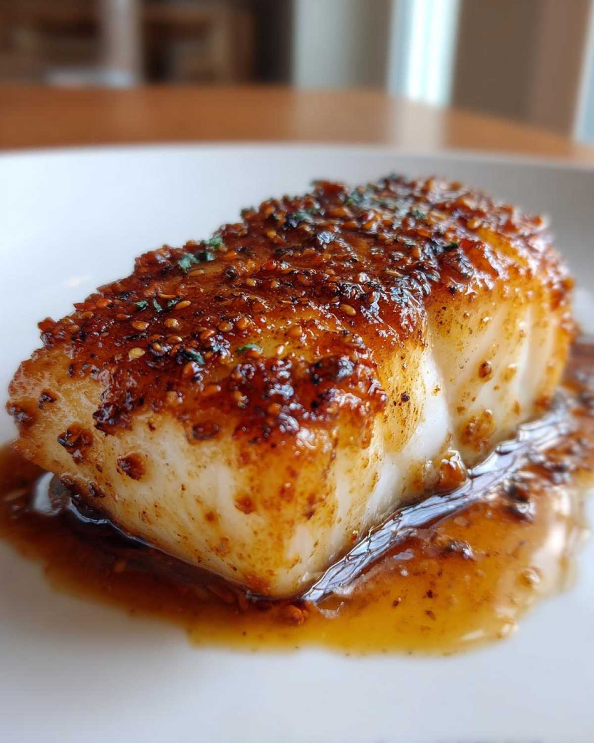 Maple Soy Glazed Cod - detail 1