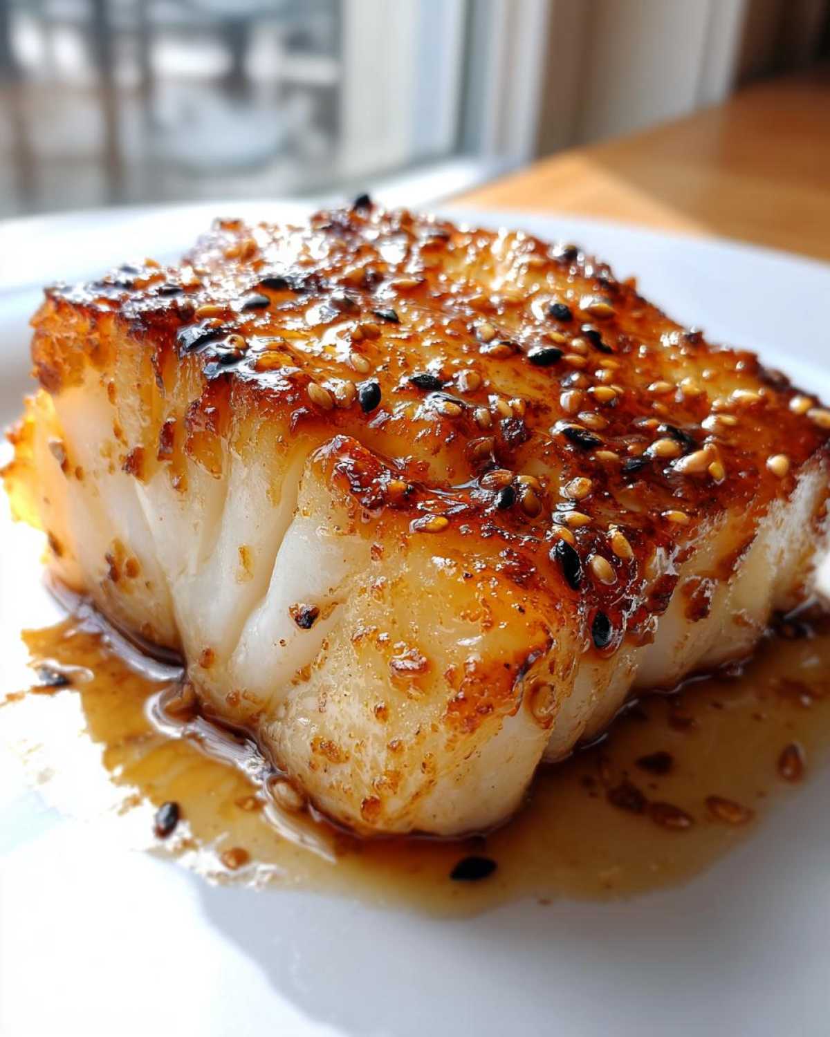 Maple Soy Glazed Cod - detail 2
