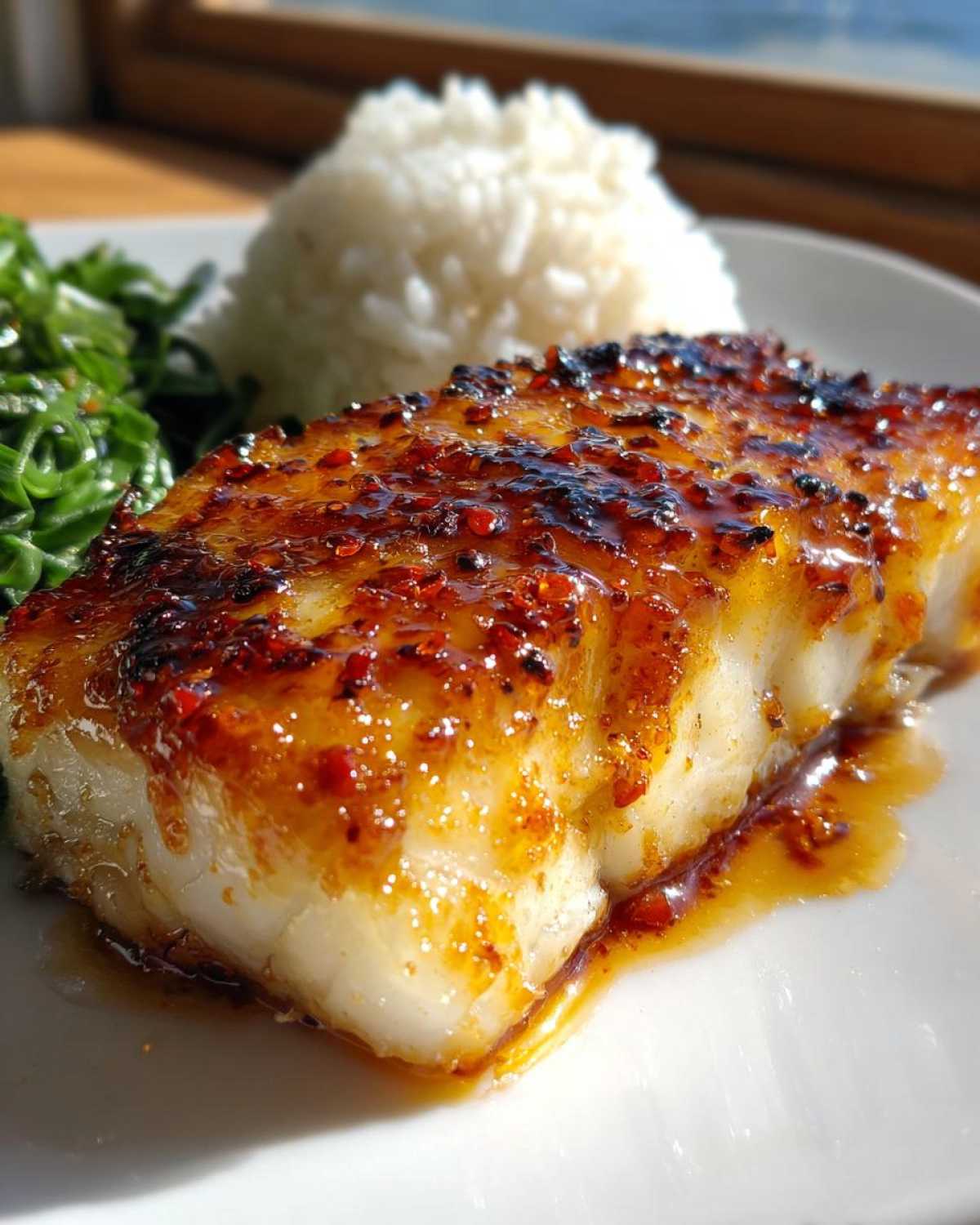 Maple Soy Glazed Cod - detail 4