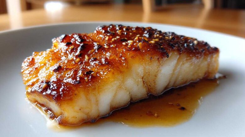 Maple Soy Glazed Cod