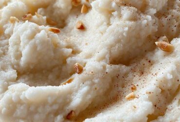 Mashed Cauliflower with Roasted Garlic